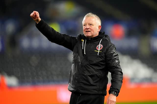 Sheffield United manager Chris Wilder. Photo: David Davies/PA Wire.