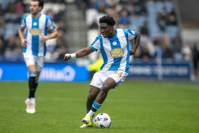 Huddersfield Town's Cameron Ashia. Photo: Tony Johnson.