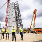Work is progressing on the West Bar site in Sheffield, with officials from Legal & General visiting the project which the company is financially supporting.