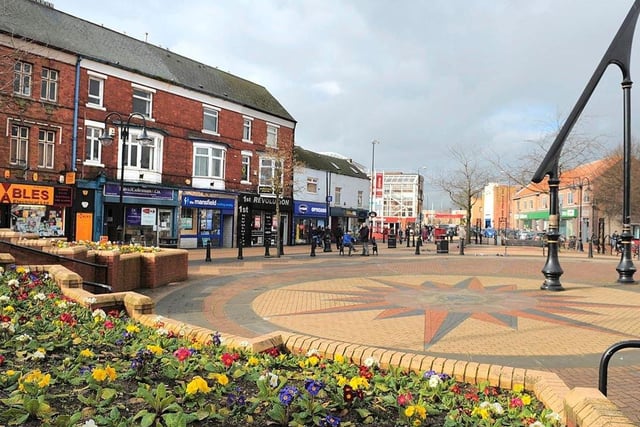 The refurbishment of Portland Square aims to create a public realm, bringing vitality and vibrancy to the town centre.