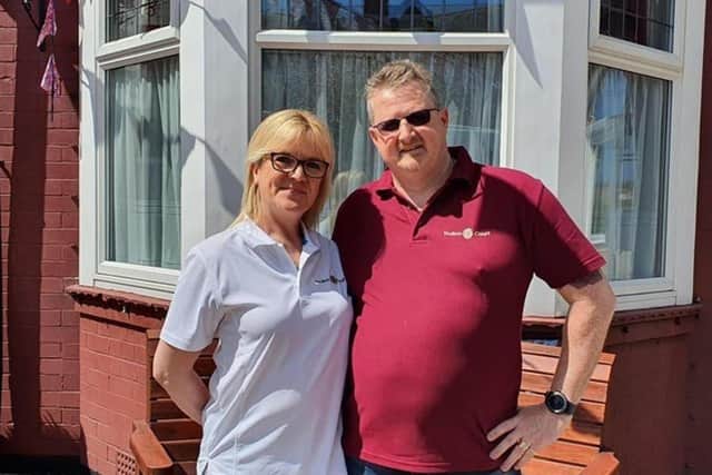 The eight-bedroom home from home is run solely by husband and wife James and Angela Rusden, who decided to ditch their stressful careers in recruitment when James had a mental health breakdown.