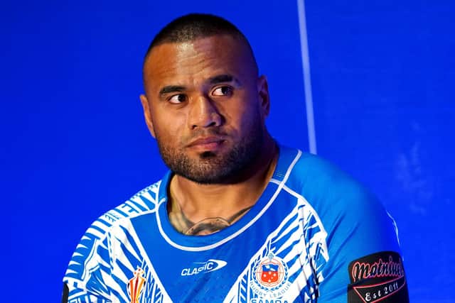 Samoa captain Junior Paulo, has been cleared to face England on Saturday. Picture: Martin Rickett/PA Wire