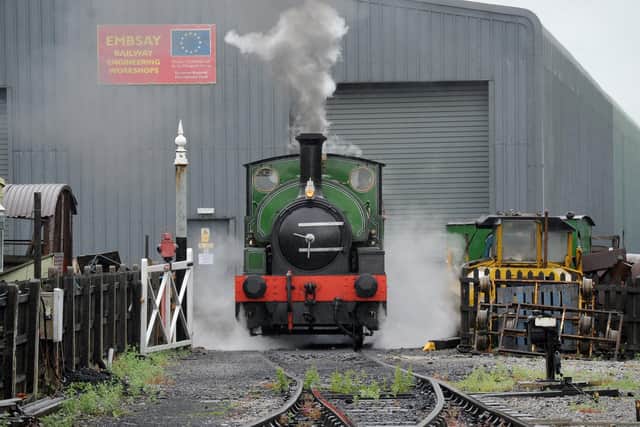 Pictured the Illingworth locomotive, which used to run from Pateley Bridge to Lofthouse. It took over 10 years to restore