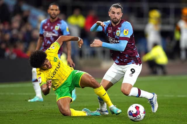 MISSING IN ACTION: Burnley's Jay Rodriguez (right) has been out injured for the Clarets since January. Picture: Nick Potts/PA