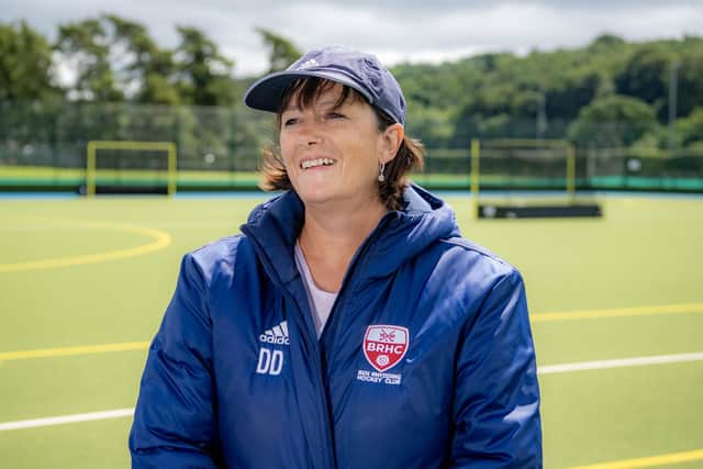 "Once I realised the players were receptive, I enjoyed it more and thought this was a great challenge." Demy Dowley pictured at Ben Rhydding Hockey Club outside Ilkley (Picture: Tony Johnson)