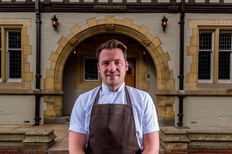Roots in York was named as the 13th top restaurant in the UK for 2024. Judges said: "This Michelin-starred spot centres around seasonal ingredients grown and foraged on the family farm, while modern dishes never veer too away from the chef’s Yorkshire roots." Pictured is chef Tommy Banks.