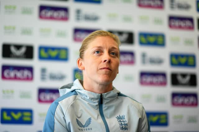 Opportunities await: Heather Knight insists her England team will not be put off the mission at hand in the World Cup by the money on offer in the IPL draft on Monday. (Picture: Harry Trump/Getty Images)