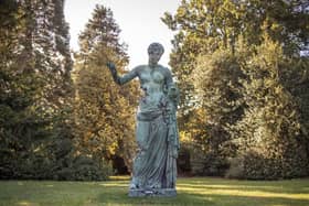 Daniel Arsham's Bronze Eroded Venus of Arles at Yorkshire Sculpture Park. (Pic credit: Anthony Devlin / Getty Images)