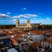 York Minster towers over the city centre. Picture James Hardisty.