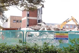 The former Northern School of Art, Green Lane Campus which has been demolished to make way for an Aldi store.