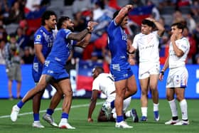 Samoa were far too strong for France in Sydney. (Photo: Darrian Traynor/Getty Images)