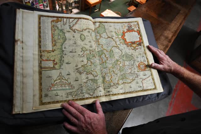 The atlas is one of the first examples of English cartography