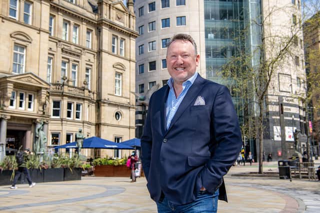 Yorkshire Mafia founder Geoff Shepherd has big plans for his new venture, Silicon Yorkshire, photographed in Leeds for The Yorkshire Post by Tony Johnson.