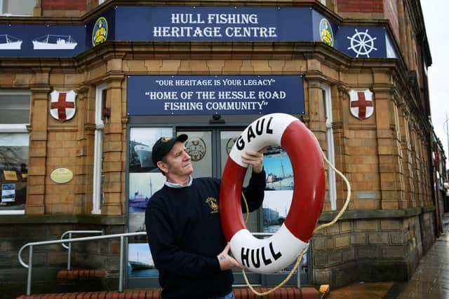 50th anniversary of the sinking of the the Gaul at Hull Fishing Heritage Centre. Pictured Jerry Thompson who runs the centre.
6th February 2004.
Picture Jonathan Gawthorpe