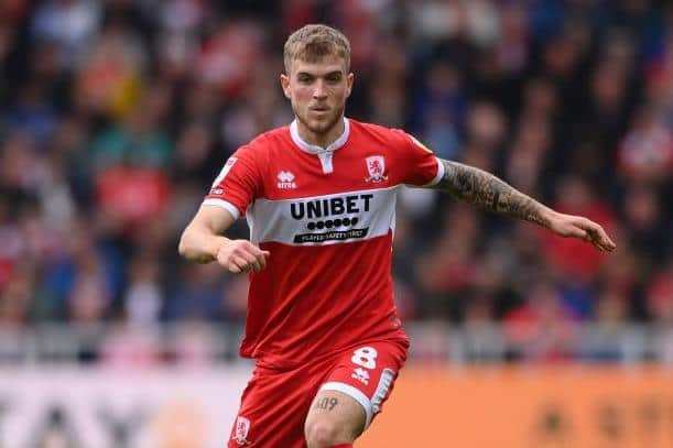STAR MAN: Middlesbrough player Riley McGree scored what proved to be the winning goal. Picture: Stu Forster/Getty Images