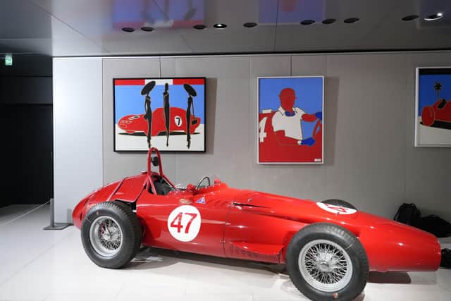 Artist Alan Walsh has said it is a dream come true to have his motorsport-inspired artwork in the collections of Formula 1 drivers including Sir Jackie Stewart, David Coulthard and George Russell. Photo credit: Alan Walsh/PA Wire