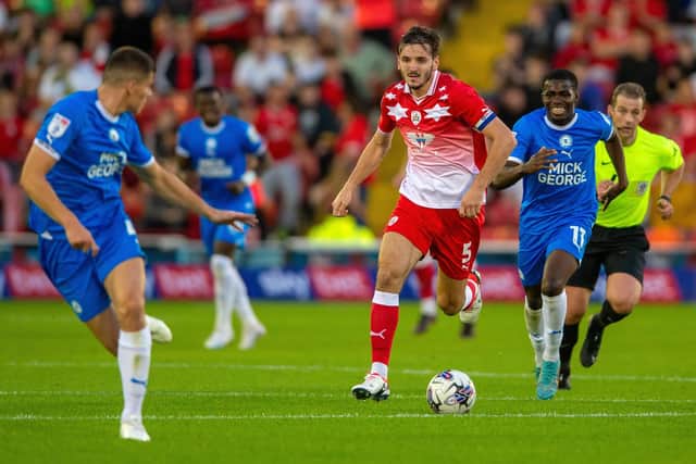 MOVING ON: Liam Kitching was poised to leave Barnsley for Coventry City in the last hour of deadline day