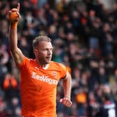 Jordan Rhodes has been prolific in League One with Blackpool. Image: Tim Markland/PA Wire