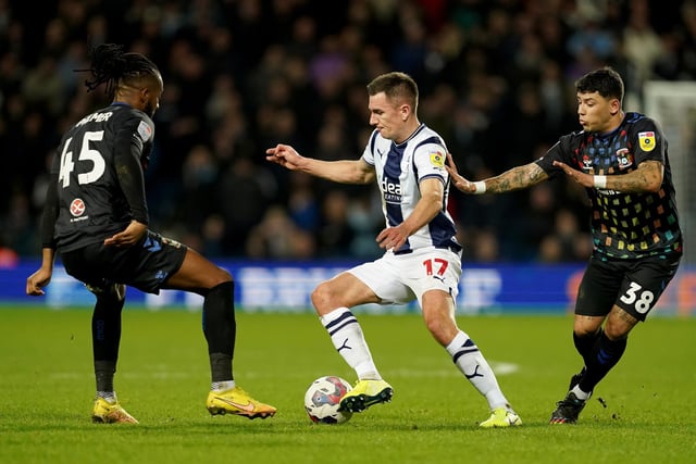 Provided the assist as West Brom beat Coventry 1-0. Also made four tackles and completed five successful dribbles.