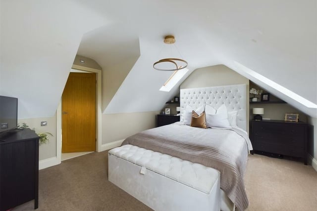 The house has four stylish bedrooms