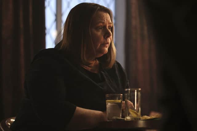 Joanna Scanlan as Pat in The Boat Story, set in Yorkshire. Picture: BBC/Two Brothers/Matt Squire.