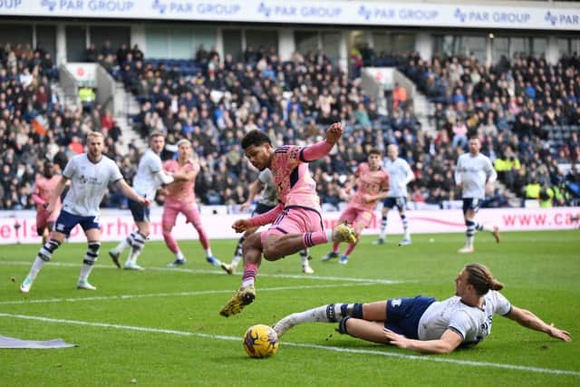 Leeds United fell to defeat against Preston North End. Image: Ben Roberts Photo/Getty Images