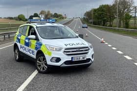 Police have closed the A6136 in North Yorkshire.