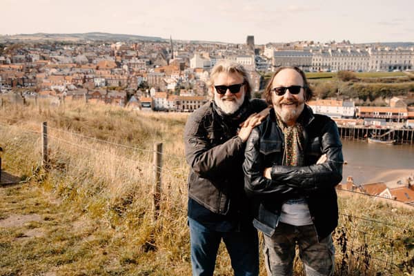 The Hairy Bikers in Whitby during filming of past series The Hairy Bikers Go North (pic: BBC)
