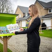 Barratt Developments Yorkshire West installs Little Libraries in Cleckheaton and Eccleshill (picture