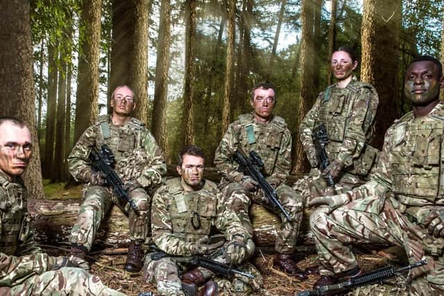 Recruits who trained at Catterick Garrison in North Yorkshire.