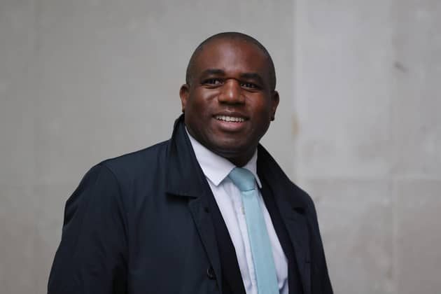Shadow Foreign Secretary David Lammy at BBC Broadcasting House last year. PIC: Hollie Adams/Getty Images