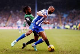Michael Ihiekwe of Sheffield Wednesday is challenged by Kasey Palmer of Coventry City during the Sky Bet Championship match at Hillsborough earlier this year. Photo by Naomi Baker/Getty Images.