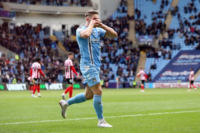 The Coventry man provided a goal and an assist as his side beat Sunderland 2-1.