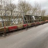 Roadworks have been in place since January 2022 a vehicle struck an historic bridge on the A638 near to Nostell Priory. The removal of the brickwork revealed features of "significant archaeological interest".