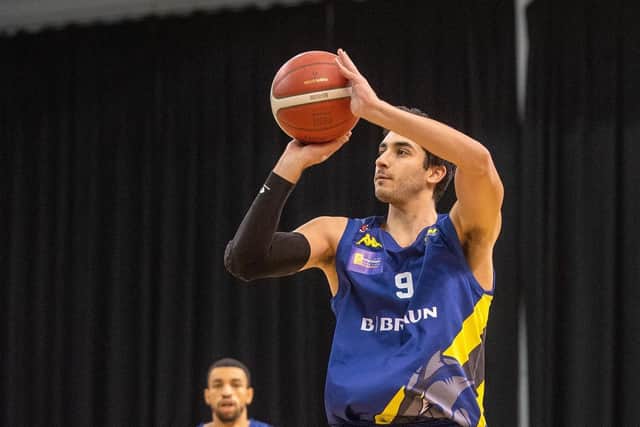 Jordan Ratinho and the Sheffield Sharks tip off the new season on Friday (Picture: Bruce Rollinson)