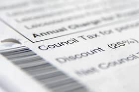 'Council Tax is gathered to cover the costs of council services such as schools, social services, refuse collection and other functions.' PIC: PA