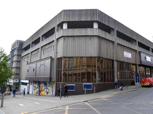Images of the Kirkgate shopping centre formerly the Arndale centre in the centre of Bradford