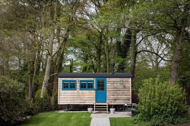 External view of a shepherd's hut. (Pic credit: Chatsworth)