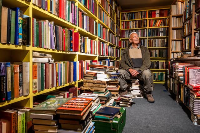 35,000 of the books are part of Richard's online sales business, but the others are a private collection that he is now selling