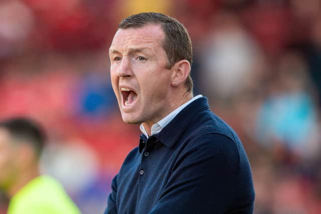 GIVING ORDERS: Barnsley FC manager, Neill Collins acknowledges that he perhaps has to fill a leadership gap in his squad.  Picture: Bruce Rollinson