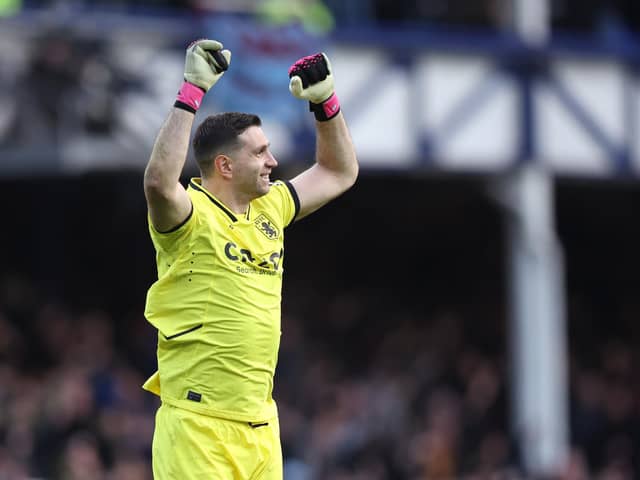 The Aston Villa goalkeeper made four saves and kept a clean sheet as his side won 2-0 at Everton.