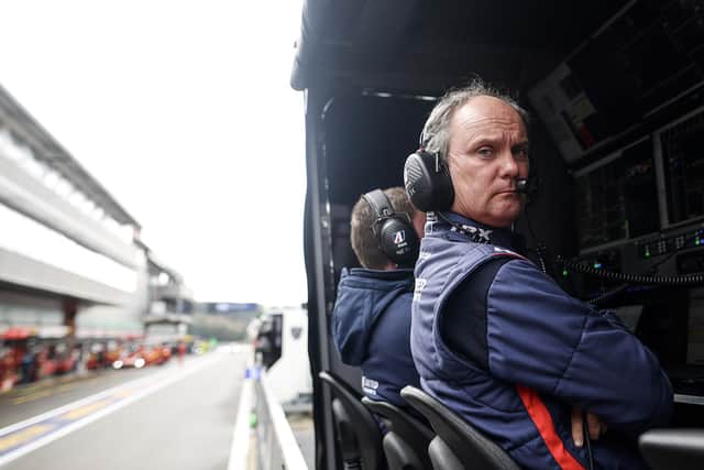 On the pitwall: Jakob Andreasen of United Autosports who has won all there is to win in motorsport, but a victory in the centenary Le Mans this weekend with the Yorkshire team would top it all.