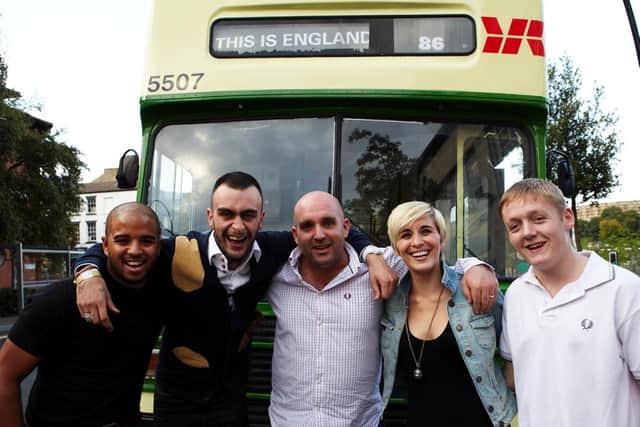 Shane Meadows centre, with the cast of This Is England. 
