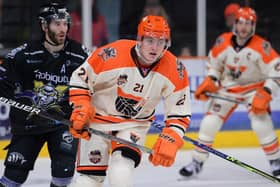 FULL ON: Sheffield Steelers' Alex Graham joins the team on a full-time basis for the 2023-24 season. Picture courtesy of Dean Woolley.