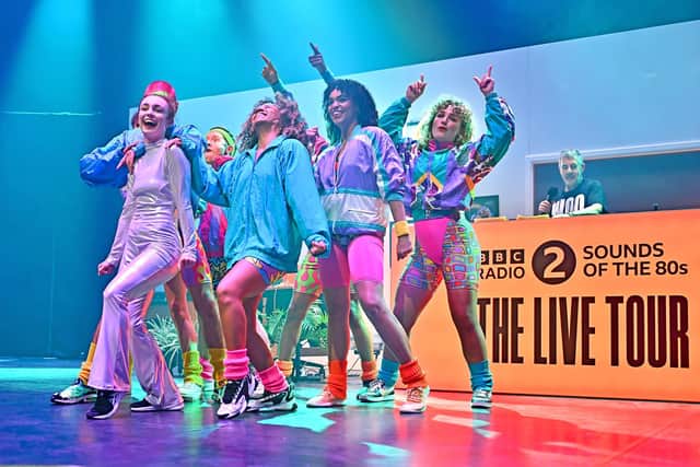 The Sounds of the 80s Live show features dancers and special guests. Picture: Paul Sanders