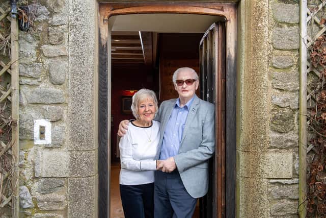 Peter Procter and his wife Shirley at their home in Appletreewick. Picture: Bruce Rollinson.