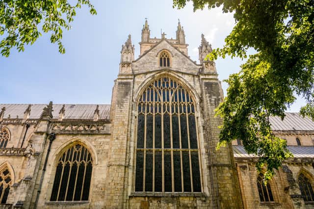 Selby Abbey has secured lottery funding towards the first phase of an Origins project - exploring the founding of the abbey and how it came to be. Picture By Yorkshire Post Photographer,  James Hardisty.
