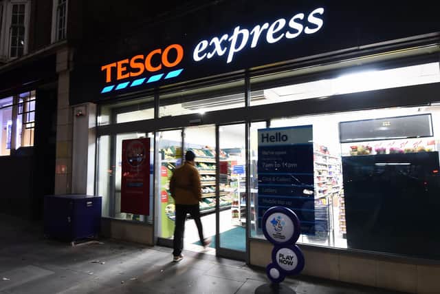 A general view of a Tesco Express. PIC: PA