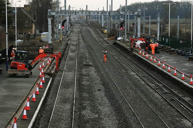 The Transpennine Route Upgrade engineering scheme at Church Fenton. PIC: Jonathan Gawthorpe