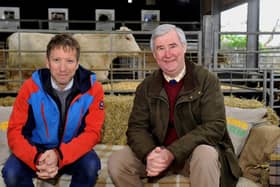 The Yorkshire Vets Julian Norton and Peter Wright at Cannon Hall Farm. (Pic credit: Gary Longbottom)